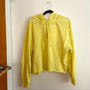 Gap neon yellow pullover hoodie